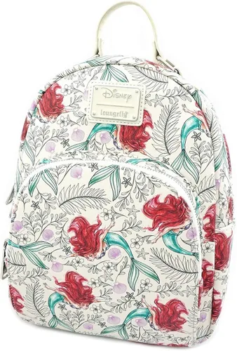 Miniatura 2 de Loungefly x The Little Mermaid Ariel - Mochila con impresión de todo el mundo