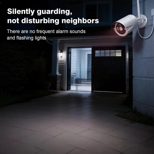 Miniatura 9 de Sistema de cámara de seguridad inalámbrica expandible de 10 canales con monitor de 10.1" 4 piezas de cámara de 5 MP para interior y exterior audio