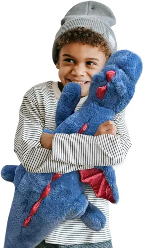 Miniatura 6 de Animal de peluche de pterosaurio con alas - Lindos dinosaurios suaves, juguetes de peluche de pequeño dragón volador, almohada de peluche, regalos