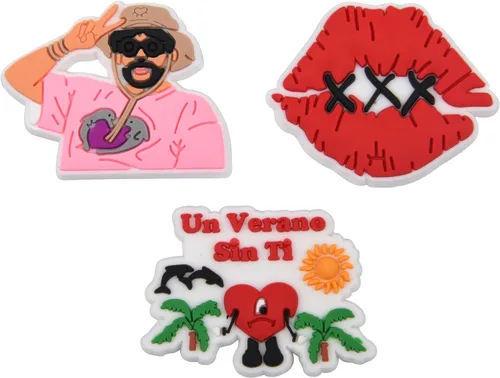 Miniatura 7 de Dijes para zapatos de conejo de personajes para hombres y mujeres de PVC suave decoración de zapatos accesorios de pulsera unisex regalos de fiesta
