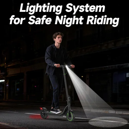 Miniatura 8 de VOLPAM Adult Electric Scooter, 250W/350W/500WMotor, 8.5"/10" Solid Tires, 10/19/22Mph, 32/28/23/21/18/16/10Miles Max Range, Dual Braking