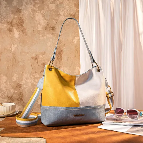 Miniatura 2 de Montana West Bolso Hobo para mujer con asa superior y bolsillos con cremallera