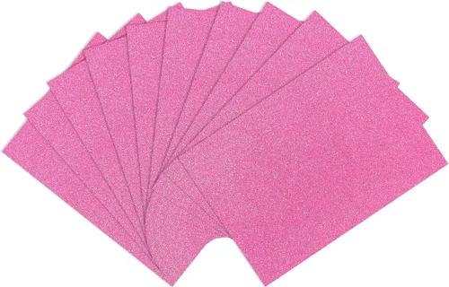 Sonjade Papel de cartulina con purpurina, papeles con purpurina que no se desprende, cartulina para proyectos de manualidades y bricolaje, papel