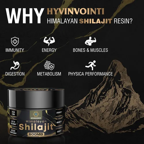 Miniatura 3 de Resina Shilajit Shilajit orgánica pura del Himalaya de 600 mg de resina Shilajit orgánica de grado oro, 100% puro Shilajit orgánico para energía