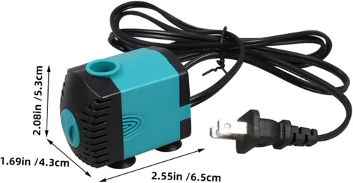 Miniatura 2 de Mini bomba de agua sumergible para acuario, bomba de fuente ultra silenciosa para circulación de peceras, hidroponía
