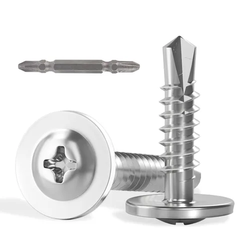 Miniatura 12 de VGBUY 170 tornillos autoperforantes para metal, tornillos autorroscantes de chapa metálica de acero inoxidable 410 #10 x 3/4 pulgadas, tornillos