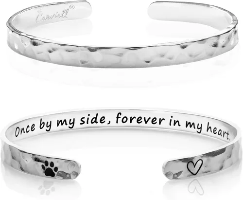 Miniatura 31 de Carviell Pulseras grabadas para mujer, inspiradoras, amistad, amor, mamá, hija, hermana, cristiana, graduación, conmemoración y regalos de boda, más