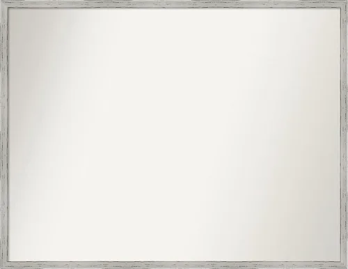 Miniatura 1080 de Amanti Art Espejo de baño blanco para sobre el fregadero, 32 x 45 pulgadas, espejo de tocador rectangular blanco esbelto, marco de madera moderno