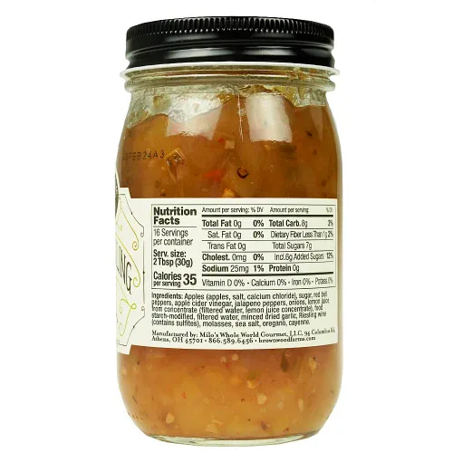 Miniatura 2 de Brownwood Farms Salsa de frutas, dulce y afrutada, hecha en pequeños lotes, de la región de los Grandes Lagos (Riesling de manzana)