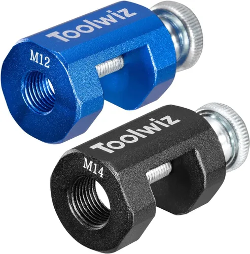 Miniatura 11 de Toolwiz Herramienta de separación de bujías con calibrador de acero de 32 cuchillas, herramienta de separación para la mayoría de bujías de rosca