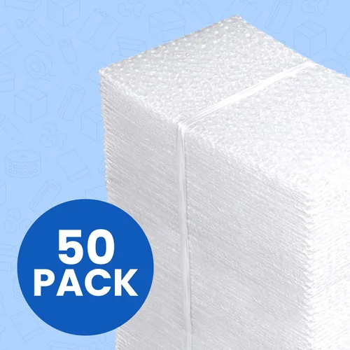 Miniatura 3 de The Boxery 3x5" Clear Self-Sealing Bubble Out Bag Pouches -50 Pack- Bubble Cushion Wrap Bags for Packing, Storage, Moving, and Shipping fragile items