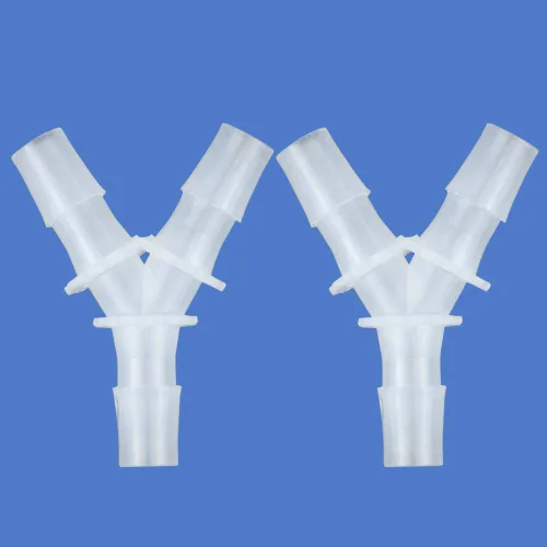 Miniatura 14 de Quickun 1/2 pulgada manguera de púas iguales en forma de Y 3 vías empalmador de juntas de plástico empalmador adaptador unión para tubería de línea