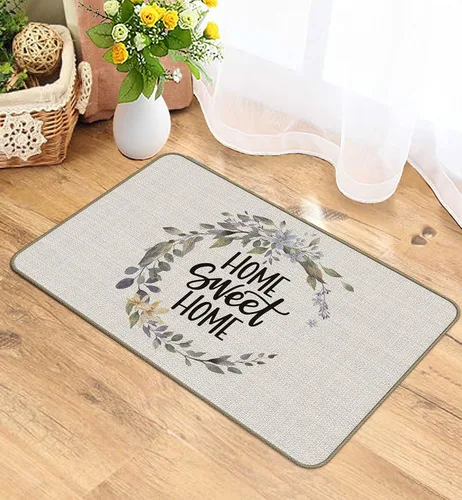 Miniatura 2 de Home Sweet Home Felpudo – Tapete antideslizante de bienvenida de 17 x 30 pulgadas para entrada interior, tapete de bienvenida al aire libre, tapete