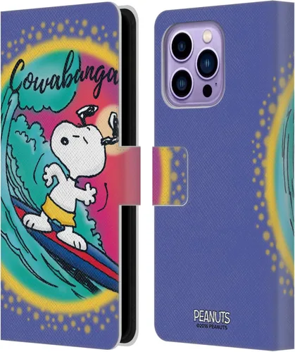 Miniatura 11 de Head Case Designs Funda de piel con licencia oficial de Peanuts Beach Surf Snoopy Boardwalk Airbrush compatible con Apple iPhone 11