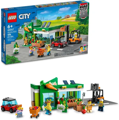 Miniatura 7 de LEGO My City Grocery Store 60347 - Juego de juguetes de construcción para niñas, niños y niños a partir de 6 años (404 piezas)
