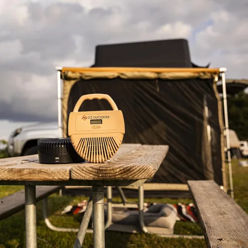 Miniatura 4 de Overlander 750 Purificador de aire y eliminador de olores, recargable, diseño compacto, ajustes de tiempo variables, recargable por USB