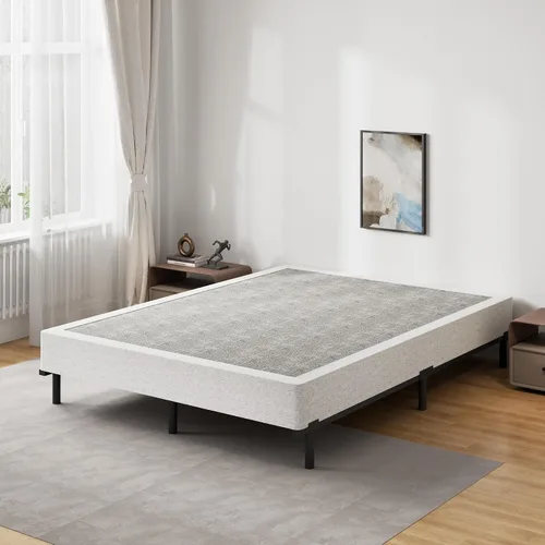 Miniatura 9 de Snaye - Base de cama de resorte de 7 pulgadas tamaño queen, base de colchón de metal para resorte queen de 3000 libras, fácil montaje sin 7 pulgadas