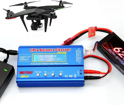 Miniatura 6 de Cargador de equilibrio de batería B6 Lipo 80W descargador para NiMH/NiCd (1-15S) LiPo/Li-ion/Life Battery (1-6S) RC Hobby Baterías Cargador