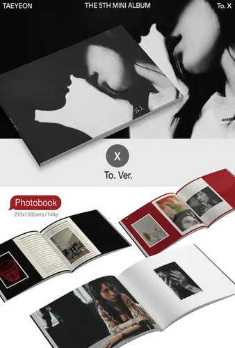 Miniatura 5 de TAEYEON [TO. X] El quinto mini álbum (TO Ver + Store Gift Photo Card) K-POP SELLADO