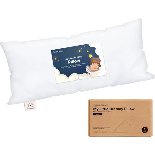 Miniatura 11 de Almohada Mini para Niños Pequeños con Funda - 9x13 My Little Dreamy Almohada de Viaje para Niños para Dormir, Cama de Niños, Pequeña, Minúscula