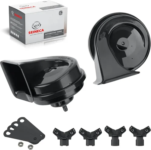 Miniatura 10 de SEINECA - Bocina para coche compatible con Honda, bocina de caracol impermeable de 12 V, 110-125 dB, tono alto/bajo (con dos pares de enchufes)