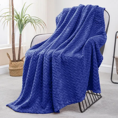 Miniatura 13 de Exclusivo Mezcla - Manta de forro polar tamaño individual para cama, 90x66 pulgadas, mantas suaves y acogedoras de franela jacquard, ligeras y Verde