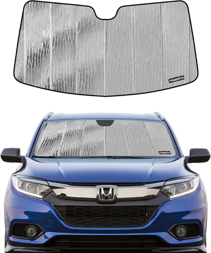 Miniatura 13 de Pigenius Parasol de parabrisas para Honda Civic Coupe 2006-2011, reversible plateado/negro