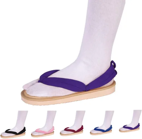 Miniatura 2 de UZAIN Anime Cosplay Clog Shoes Cosplay Sandal Prop Oshitari with Socks