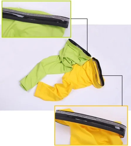 Miniatura 5 de Mangas de brazo para mujeres y hombres, ciclismo armwarmers verano protección solar UV 2 pares (azul+azul claro)