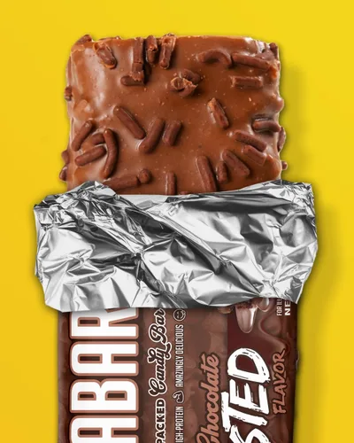 Miniatura 4 de Barra de Proteína Anabar, Triple Chocolate Perdido, La Barra de Caramelo Repleta de Proteína, Sin Alcoholes de Azúcar, Alta en Proteína