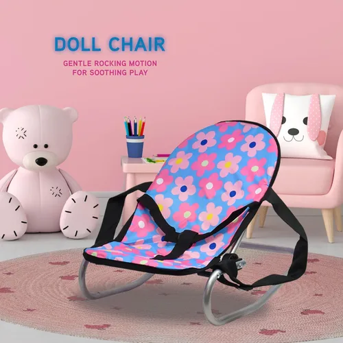 Miniatura 7 de Juego de cama y asiento de bebé, juego de bebé, accesorios para muñecas de bebé, bolsa de pañales para silla alta, juego de rol, juego de rol