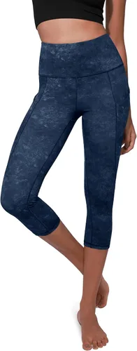 ODODOS - Leggings capri de cintura alta, con bolsillos, control de abdomen, para mujer, no se transparentan, para yoga, entrenamiento, deportes o
