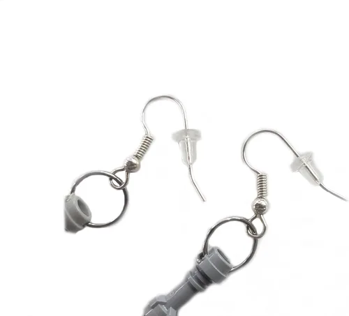 Miniatura 2 de Lego - Aretes de aro de luz de Star Wars, joyas divertidas