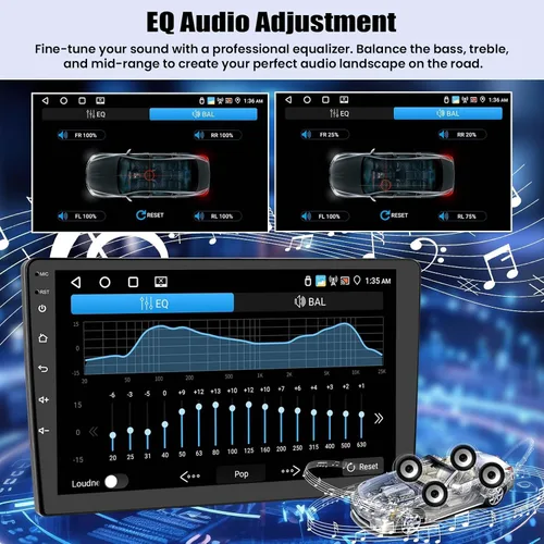 Miniatura 6 de 4G+64G para Subaru Impreza 2003-2006 Android 13 Radio estéreo inalámbrica CarPlay Android Auto navegación GPS 9 pulgadas 1280 * 720P pantalla táctil