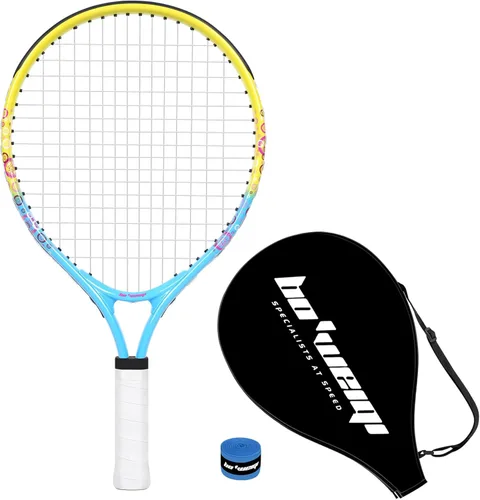 Miniatura 16 de bo'weiqi Raqueta de tenis para niños de 17"-25" para edades de 2-12 años, raqueta de tenis juvenil ligera para niñas y niños, deportes al aire Rosa