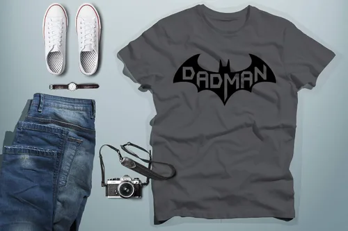 Miniatura 4 de CBTWear Dadman - Super Dadman Bat Hero Funny Premium - Camiseta para hombre