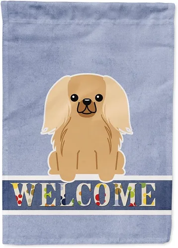 Miniatura 190 de Caroline's Treasures BB5622GF Airedale - Bandera de bienvenida para jardín, bandera decorativa para patio, exteriores, patio, parterres