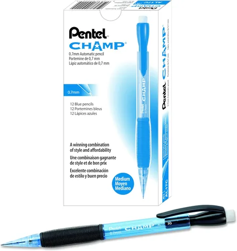Miniatura 4 de Pentel Champ Starter Set con lápiz automático con plomo, (0.020 in), surtido, paquete de 2 (A2CBP)