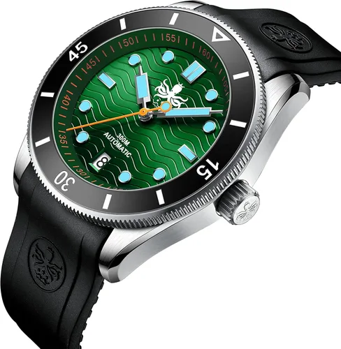 Miniatura 2 de PHOIBOS Reloj de buceo automático Wave Master PY010R 300M, WAVE MASTER