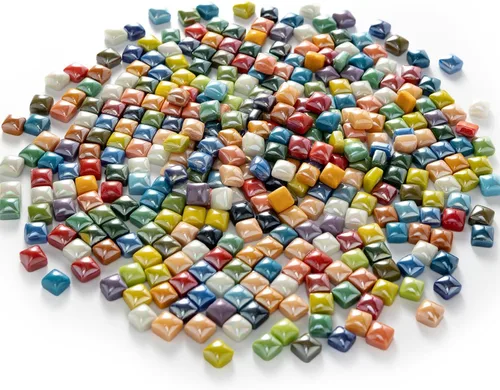 Miniatura 5 de Lanyani 1.7 libras/350 piezas de azulejos de mosaico de vidrio vibrante surtido para manualidades, azulejos de vidrio de piedra brillante colorida a