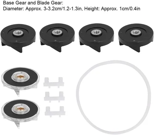 Miniatura 2 de Accesorios De 6 Engranajes De Reemplazo De Engranaje Base Y Pieza De Reemplazo De Engranaje De Cuchilla Para Magic Bulle Blender 250w Juicer