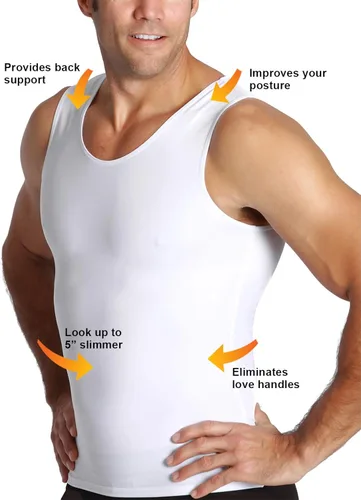 Miniatura 5 de Insta Slim musculosa de compresión muscular (Int) para hombre