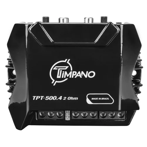 Miniatura 2 de Timpano Amplificador para Auto de 4 Canales de Audio 4 x 125 Vatios 2 Ohmios, TPT-500.4 Pequeño Amplificador de 4 Canales de 12 Voltajes de Rango