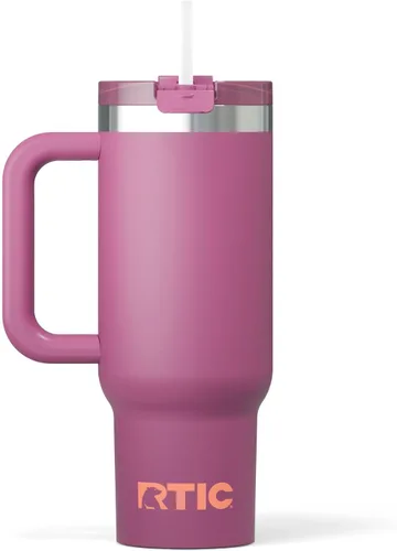 Miniatura 42 de RTIC Vaso Tumbler de Viaje por Carretera de 30 oz con Doble Pared Revestido de Cerámica Aislado Taza Portátil de Café de Viaje de Acero Inoxidable