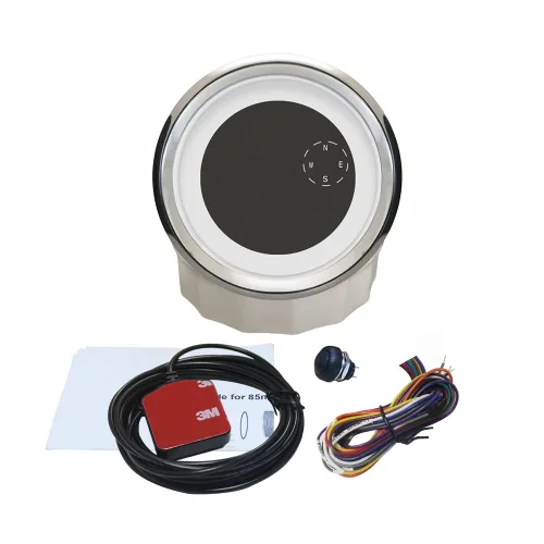 Miniatura 5 de ELING Velocímetro GPS digital de 3 3/8 pulgadas con tacómetro, Tripmetro, cuentakilómetro, ajustable para carreras de autos de carreras, motocross