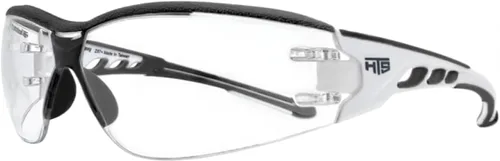 Miniatura 9 de HTS HUNTERSKY Gafas de seguridad de tiro envolventes U6 transparentes, antiniebla y antiarañazos, ligeras y súper flexibles con ANSI Z87.1 Negro
