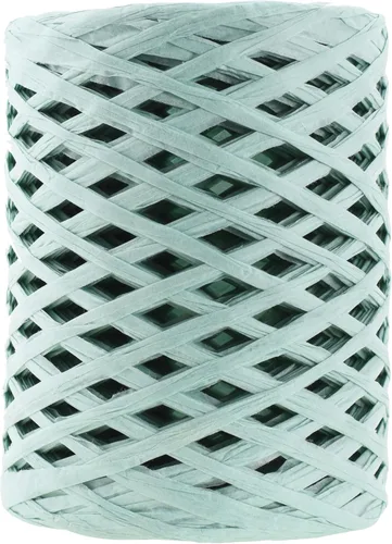 Miniatura 8 de Mandala Crafts Aqua Raffia - Hilo de rafia para envolver regalos, cinta de rafia de papel natural de 200 yardas para ganchillo, manualidades