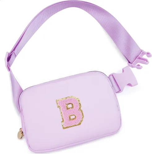 Miniatura 19 de Bolsa de cinturón para niñas y mujeres, bolsas cruzadas, riñonera, riñonera personalizada, Negro, Small