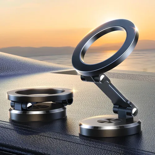 JOYROOM Se ajusta al soporte MagSafe para coche, [todo metal] soporte magnético para teléfono para automóvil con imanes fuertes, soporte para iPhone