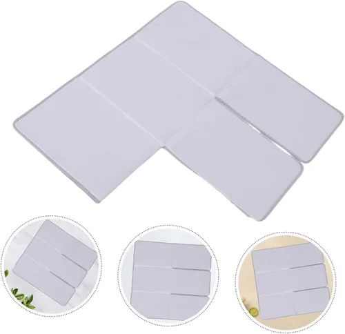 Miniatura 9 de Cabilock Foldable Ironing Board with Heat Resistant Iron Rest Pad Portable Compact Space-Saving Travel Iron Mat for Home and Vacation Use Design